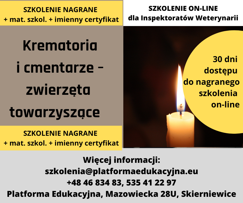 szkolenia dla inspekcji weterynaryjnej
