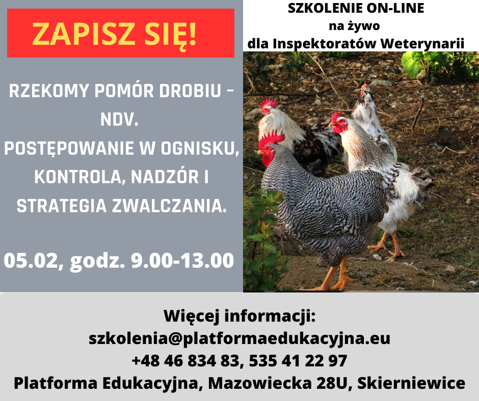 szkolenia dla inspekcji weterynaryjnej