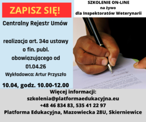 szkolenia dla Inspekcji Weterynaryjnej