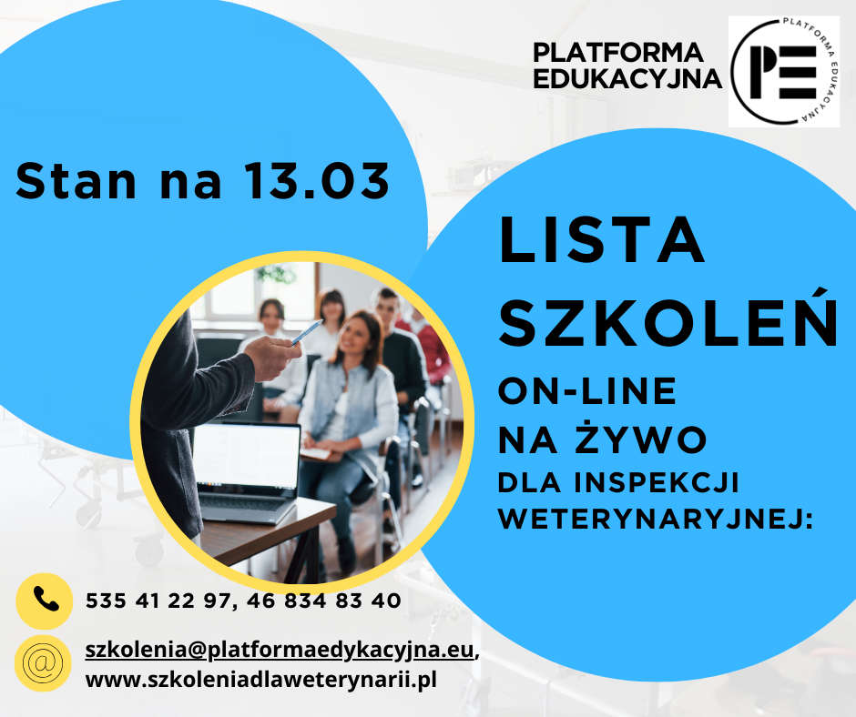 szkolenia dla inspekcji weterynaryjnej