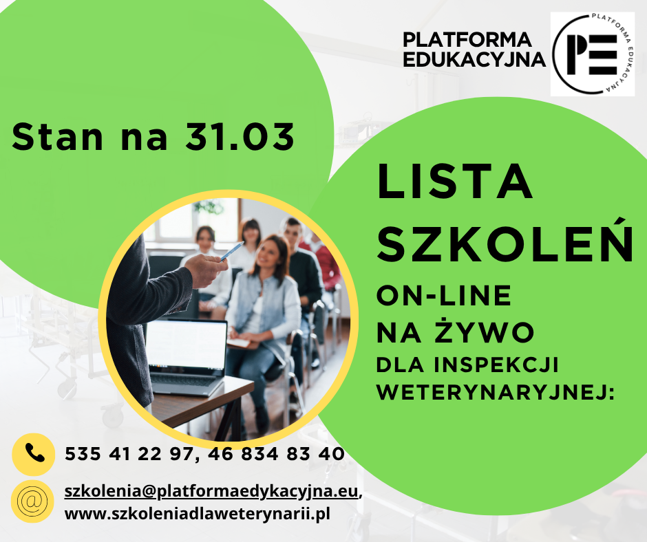 Szkolenia dla Inspekcji Weterynaryjnej
