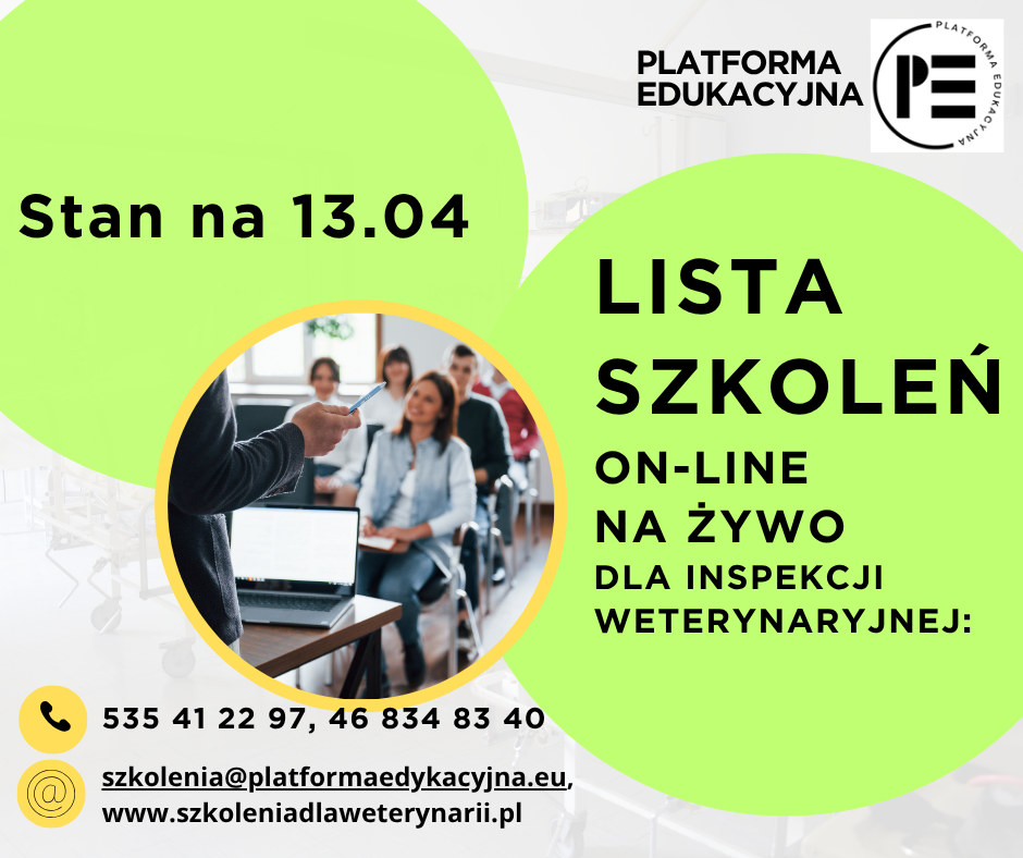 szkolenia dla inspekcji weterynaryjnej