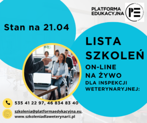 szkolenia dla inspekcji weterynaryjnej