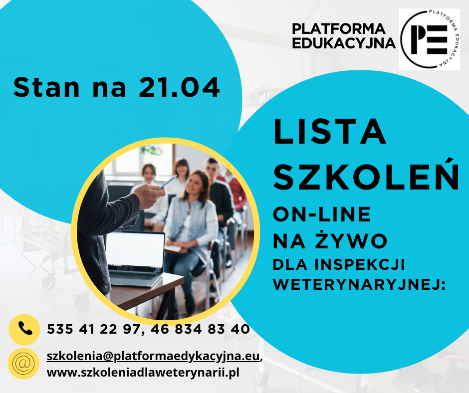 szkolenia dla inspekcji weterynaryjnej