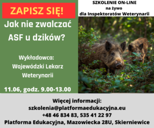 szkolenia dla Inspekcji Weterynaryjnej