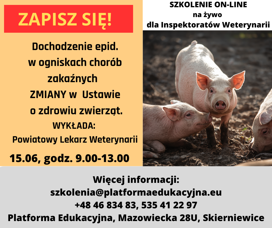 szkolenia dla inspekcji weterynaryjnej