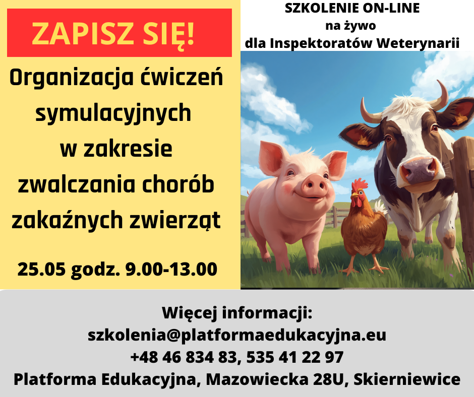 szkolenia dla inspekcji weterynaryjnej