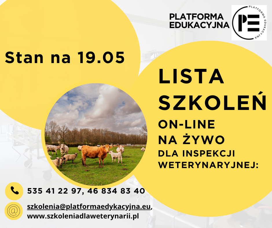 szkolenia dla inspekcji weterynaryjnej