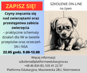szkolenia dla inspekcji weterynaryjnej