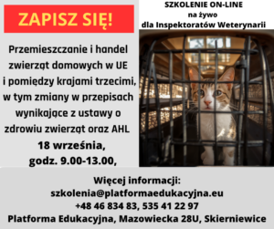 szkolenia dla inspekcji weterynaryjnej