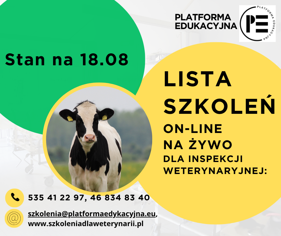 szkolenia dla inspekcji weterynaryjnej