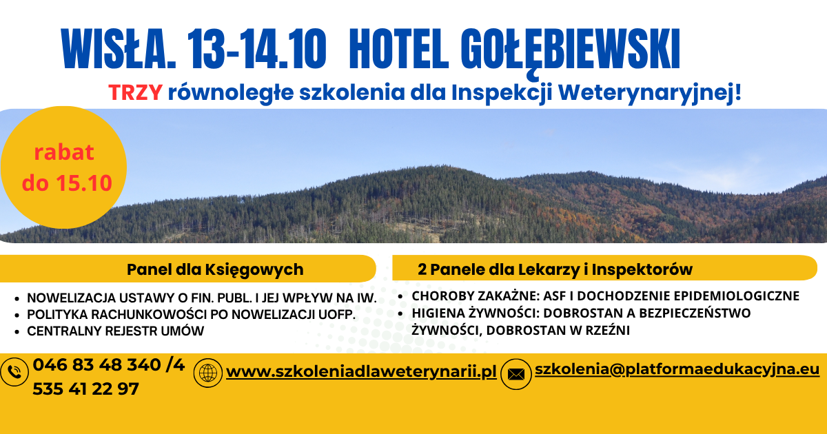 szkolenia dla inspekcji weterynaryjnej