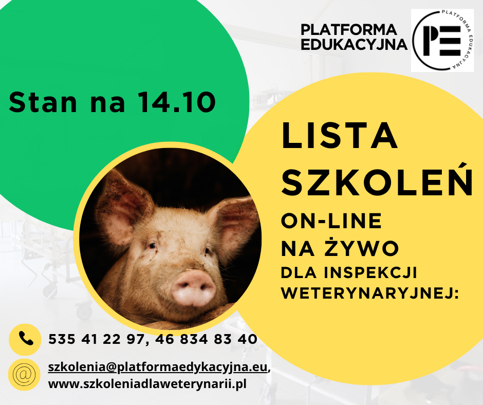 szkolenia dla Inspekcji weterynaryjnej