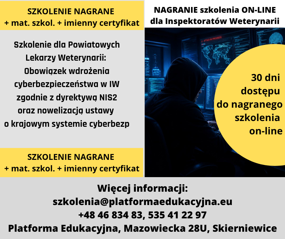 szkolenia dla weterynarii